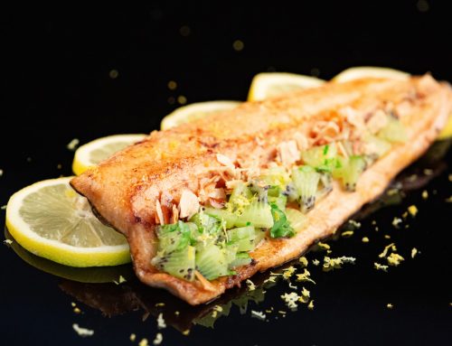 Truite grillée au Kiwi de l&rsquo;Adour