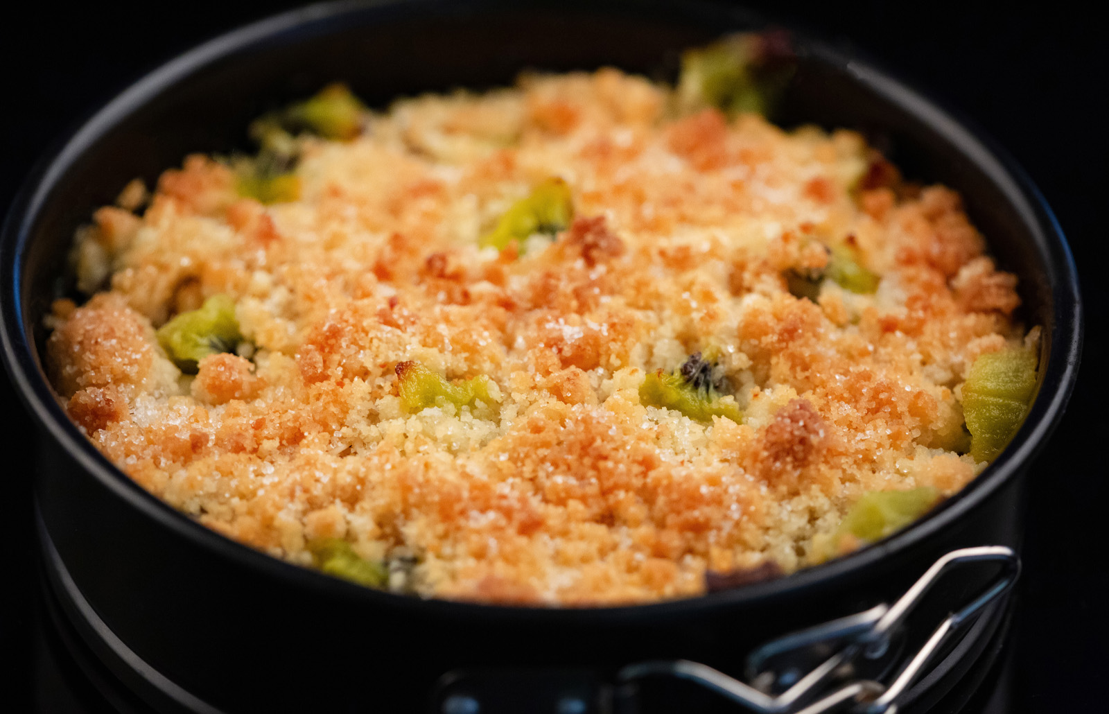 Recette crumble Kiwi de l'Adour