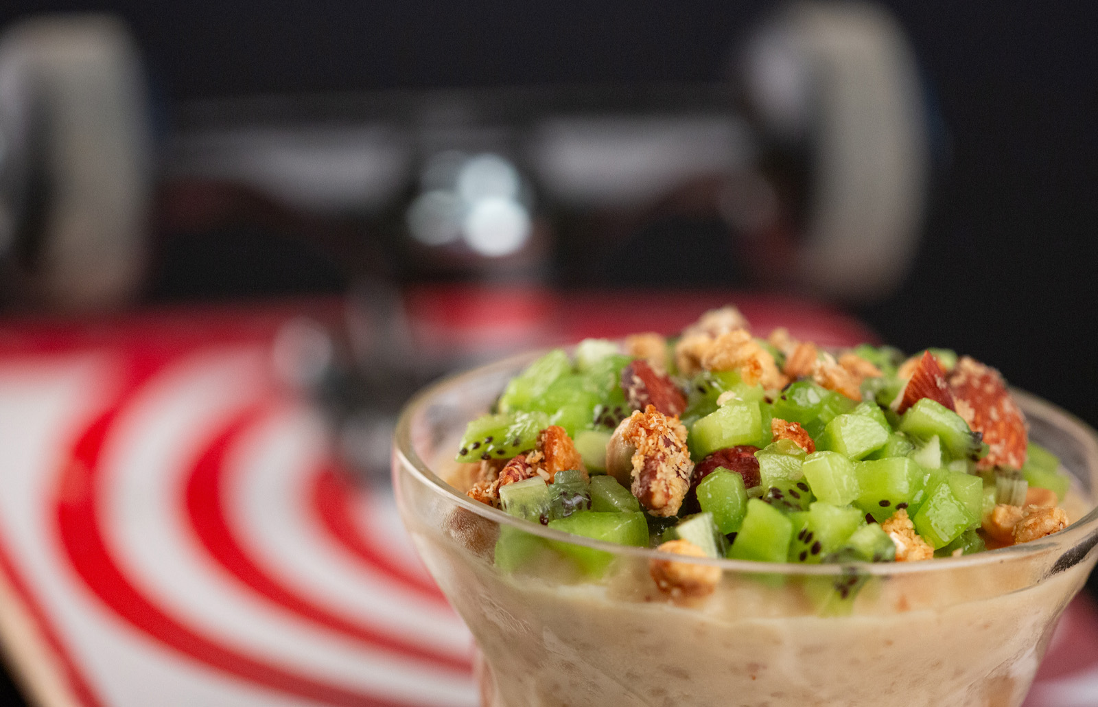 Recette de riz-au-lait vitaminé au Kiwi de l'Adour